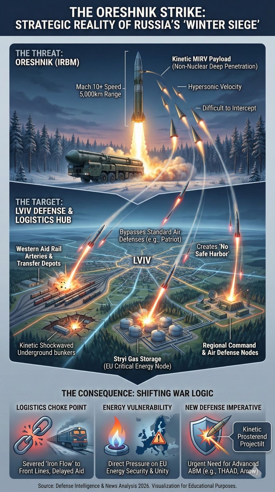 Russia Oreshnik missile Lviv