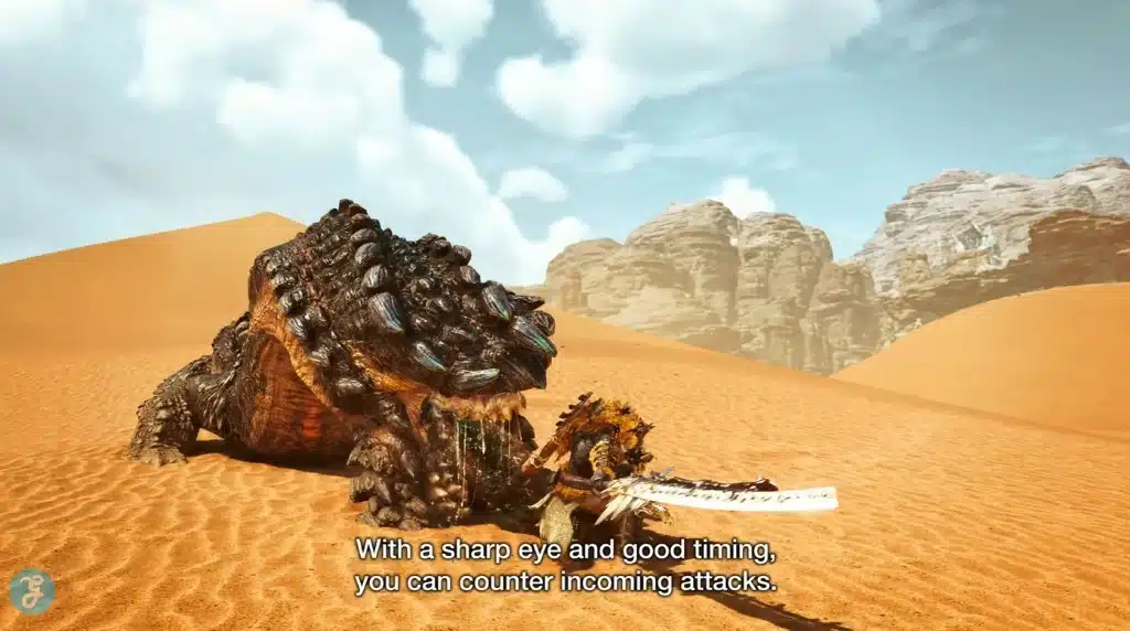 The long sword in Monster Hunter Wilds