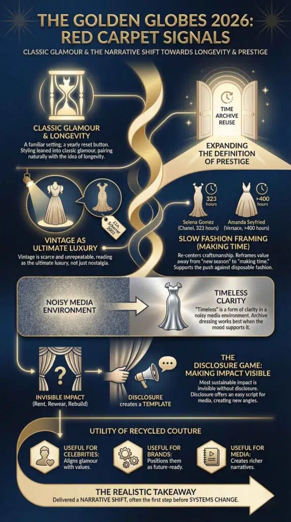 What The Golden Globes 2026 Signaled On The Red Carpet?