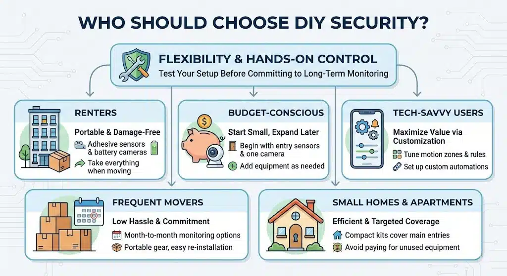 Who Should Choose DIY Security