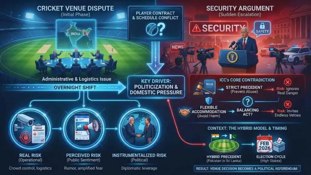 Why The Bangladesh T20 Venue Dispute Became A Security Argument Overnight?