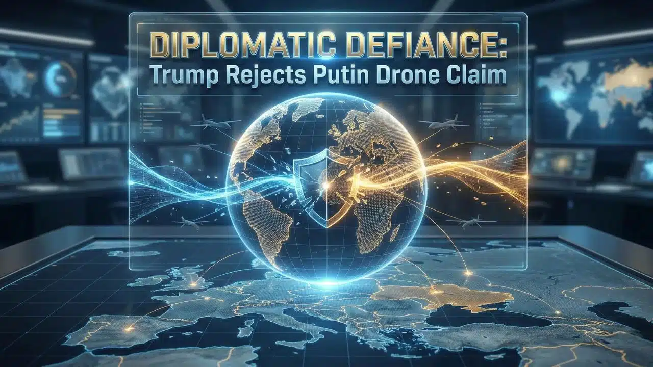 Trump Rejects Putin Residence Drone Claim