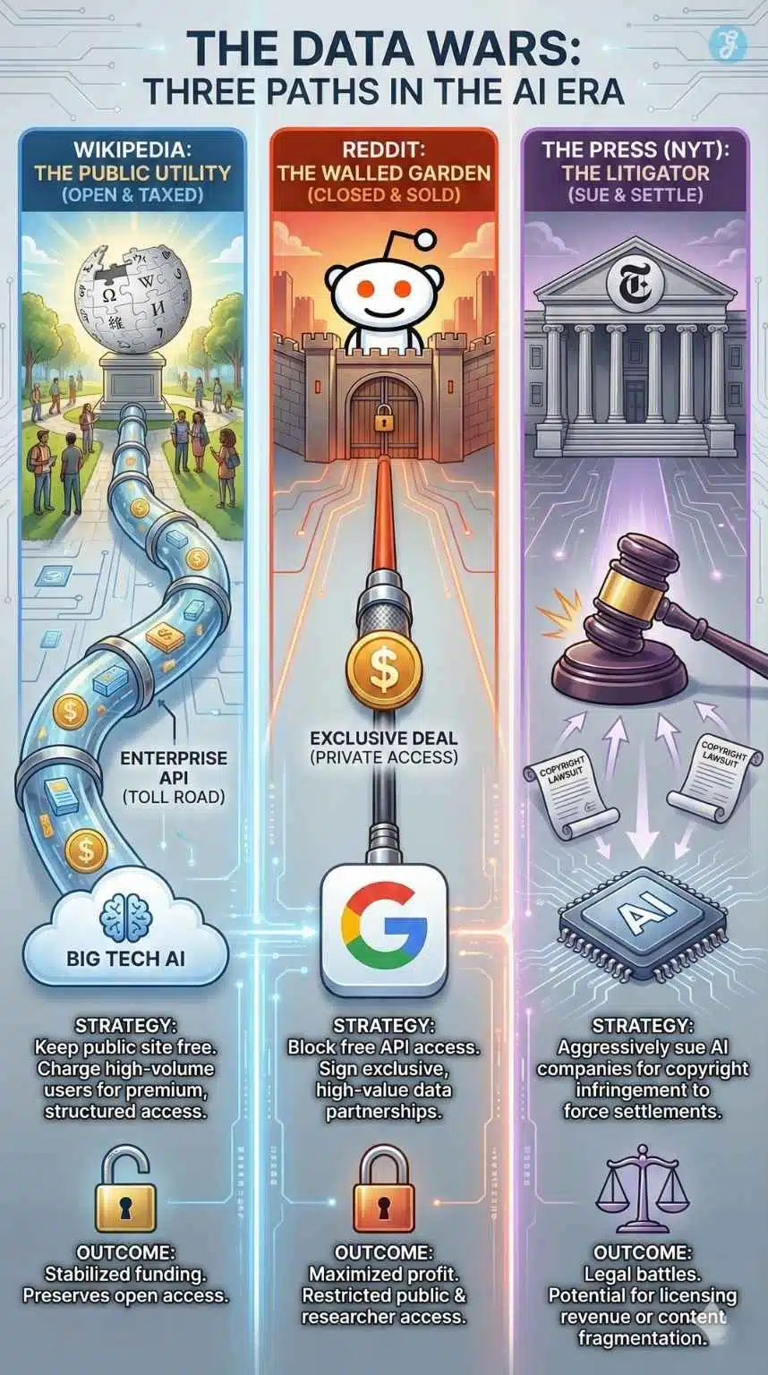 Wikipedia AI data deals