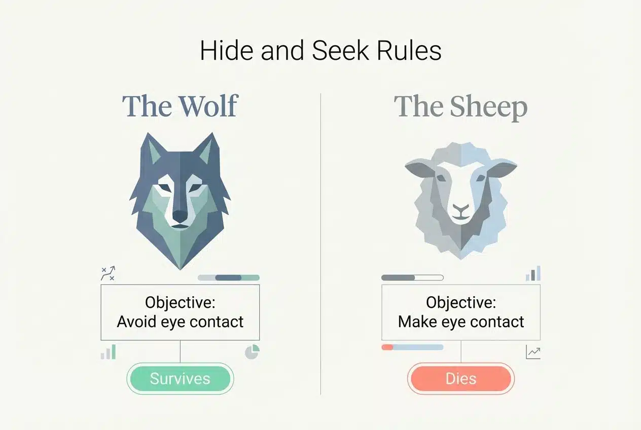 Wolf and sheep
