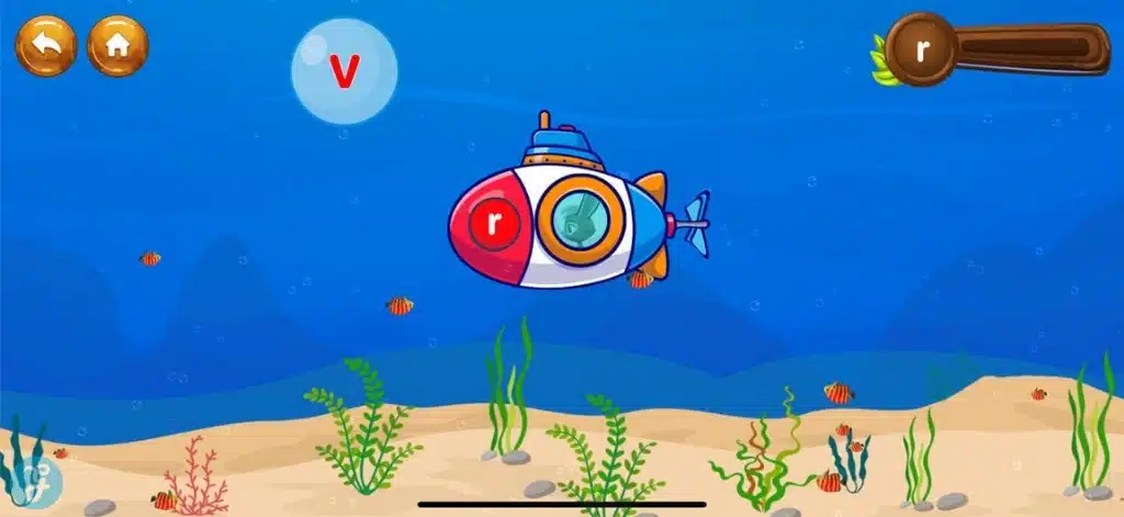 You are given the objective to find a specific letter