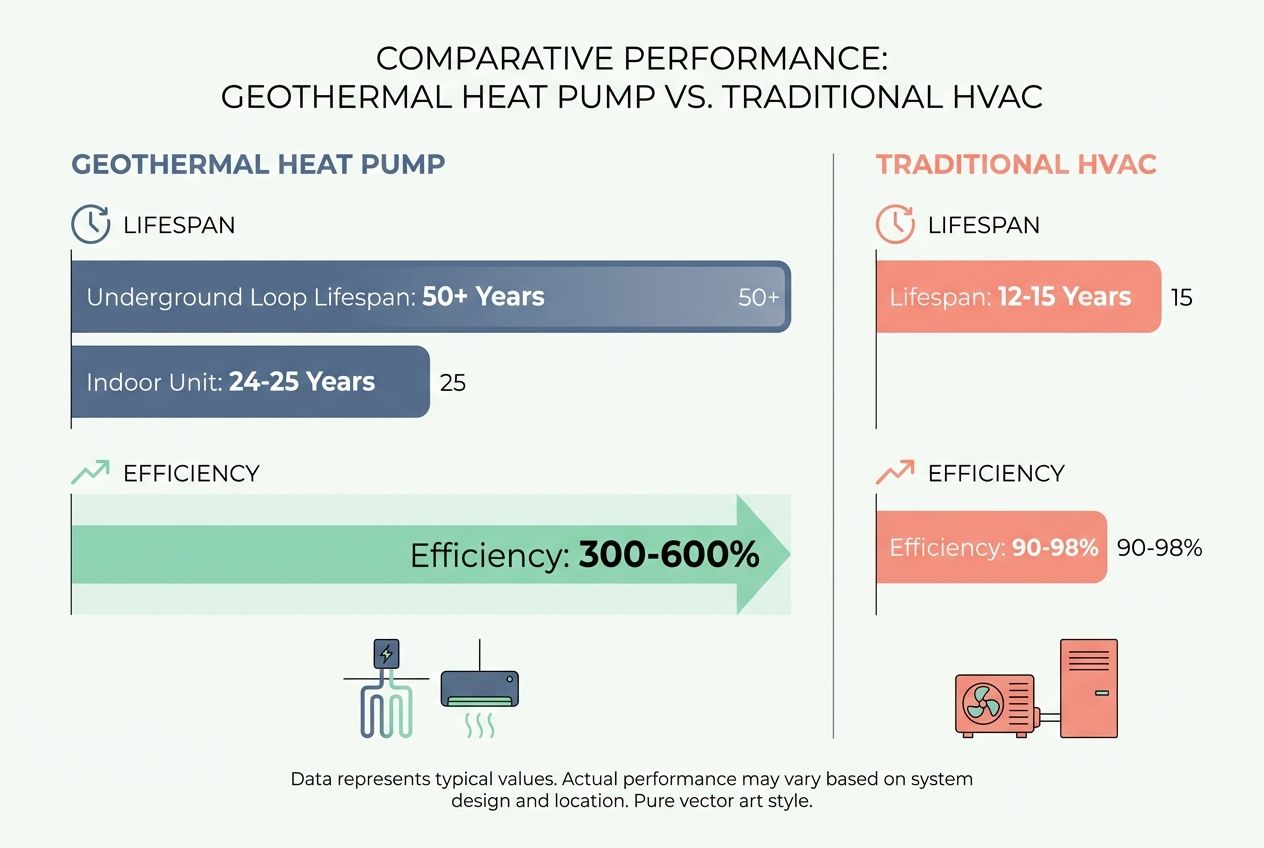 Hydrothermal Systems geothermal vs hvac comparison