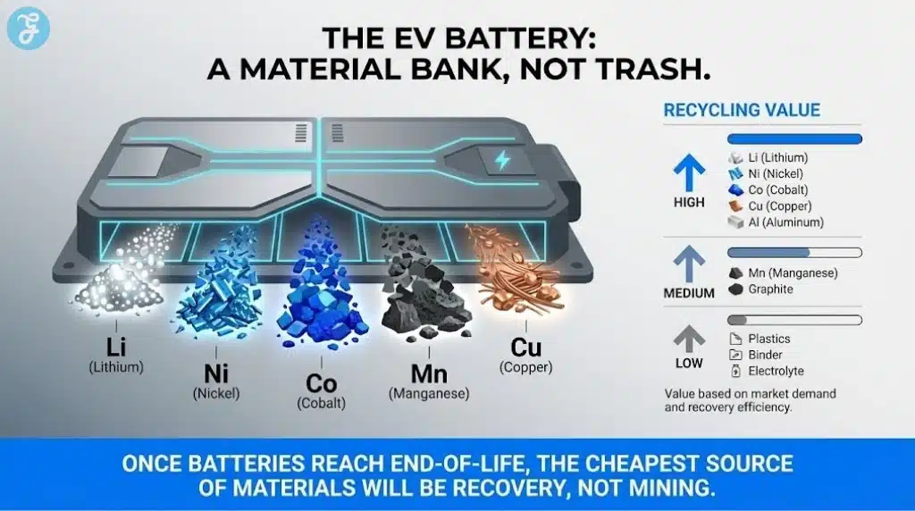 Infographic showing the environmental impact of digital life, distinguishing between operational energy and embodied impact from mining and manufacturing.