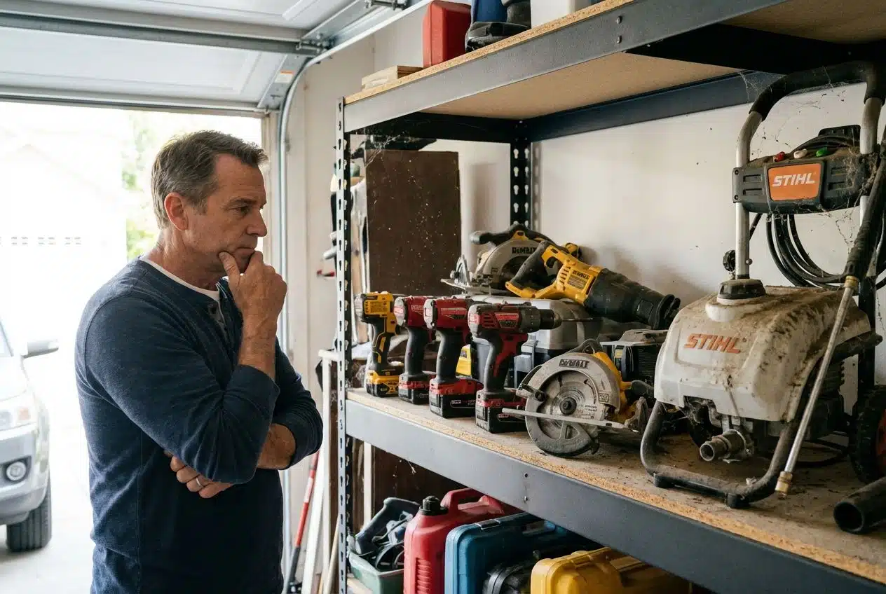 homeowner thinking of used tools