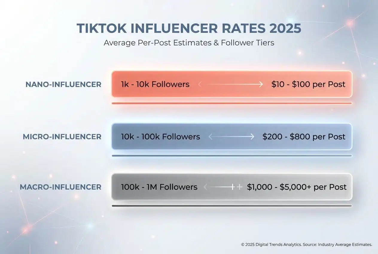 influencer rates