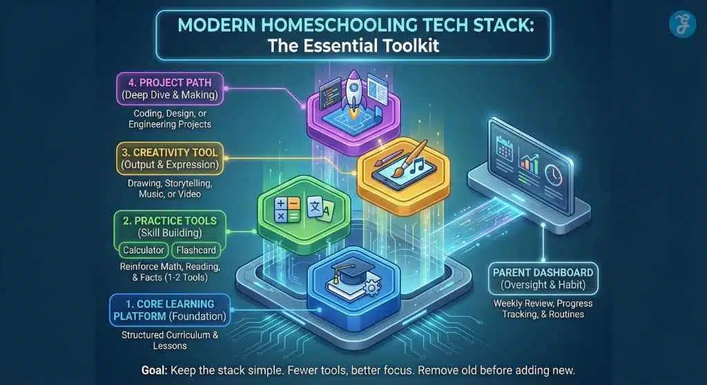 homeschooling tech stack