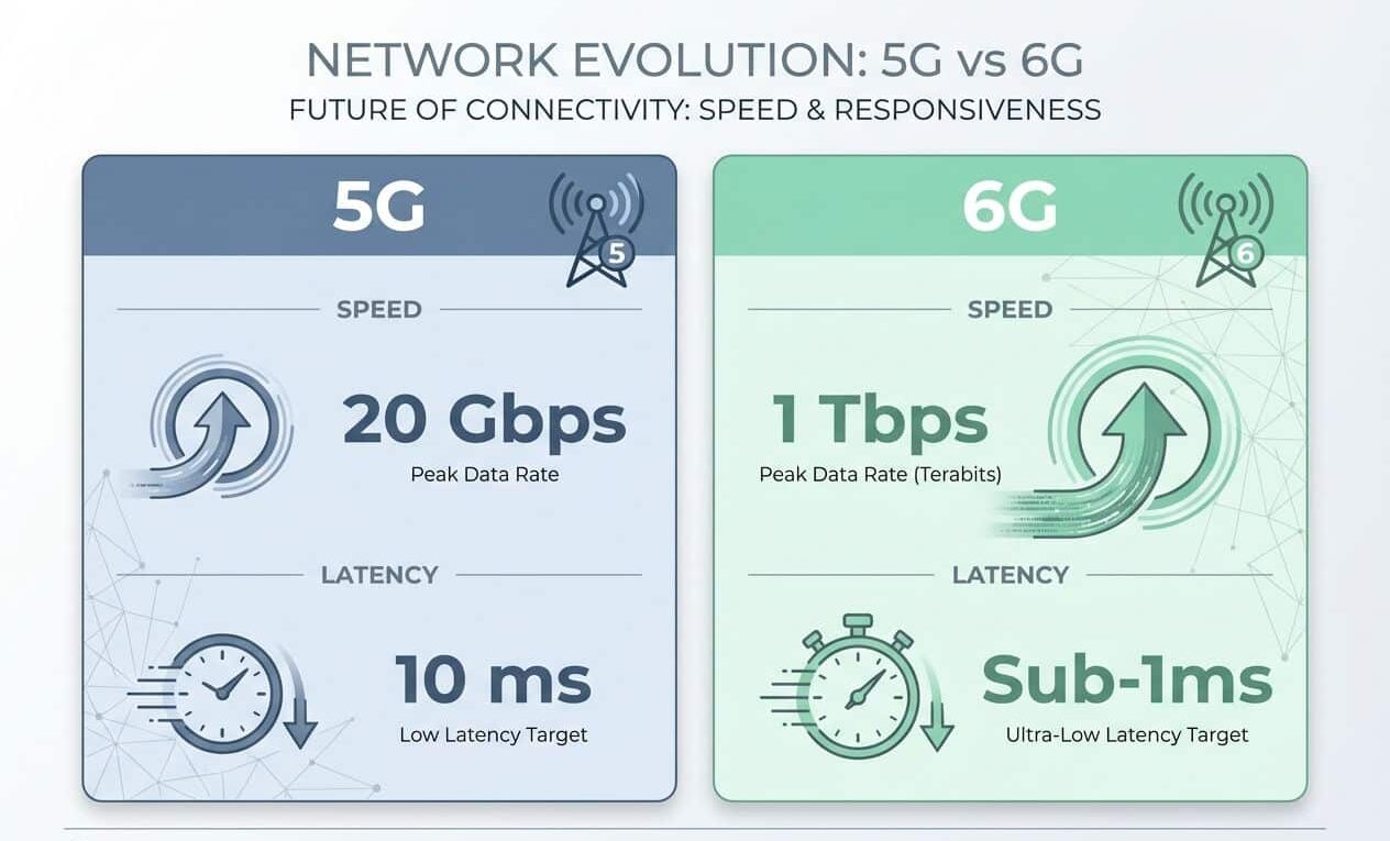 5G Versus 6G in Mobile Hosting Requirements