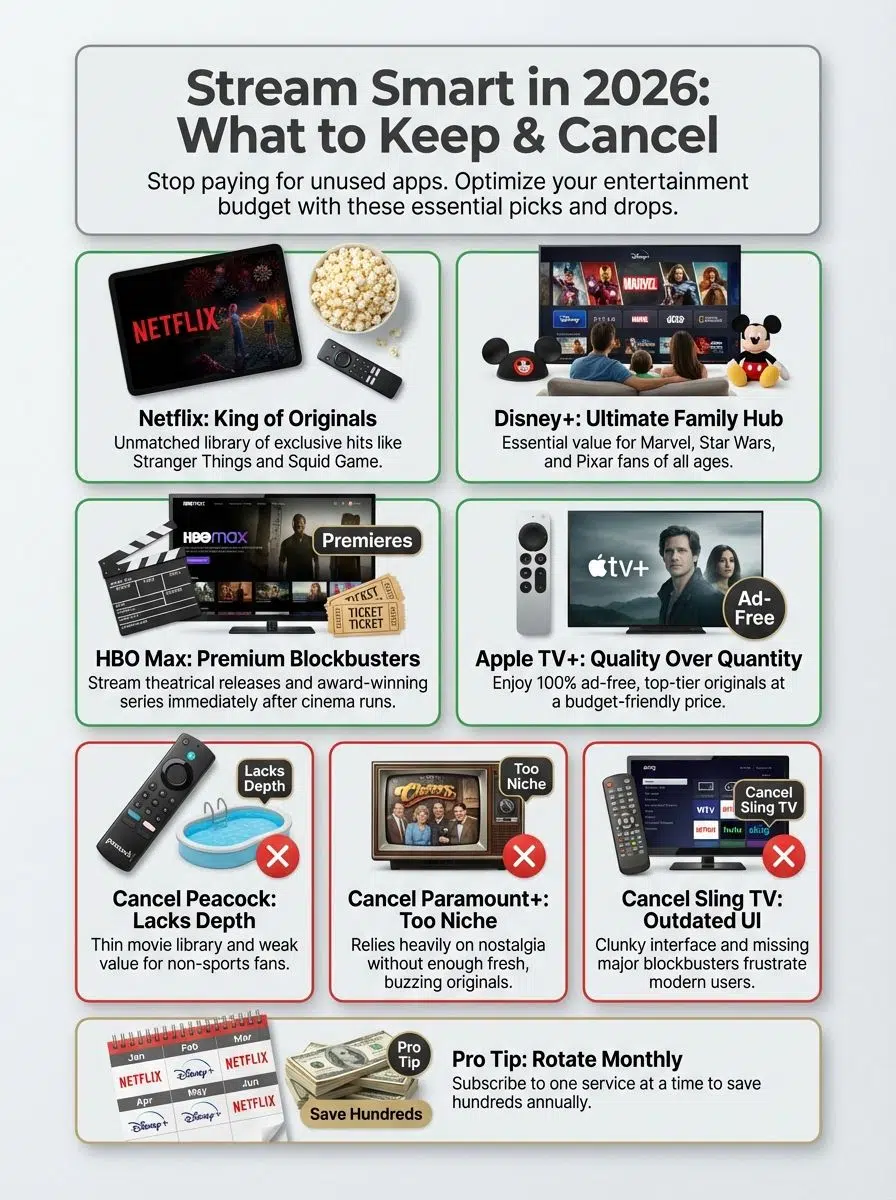 6 Best Streaming Services Worth Keeping in 2026