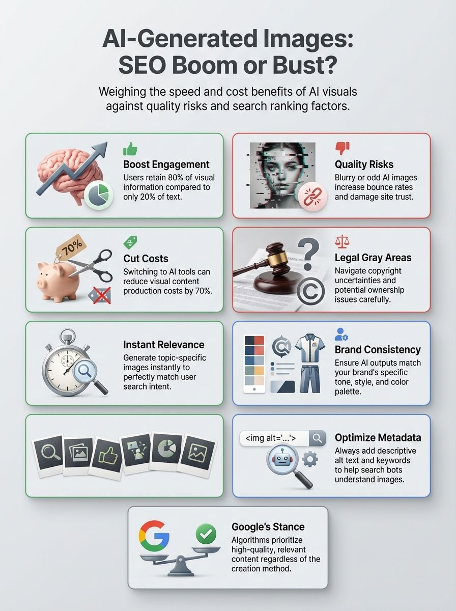 AI Generated Images SEO Impact on blog posts