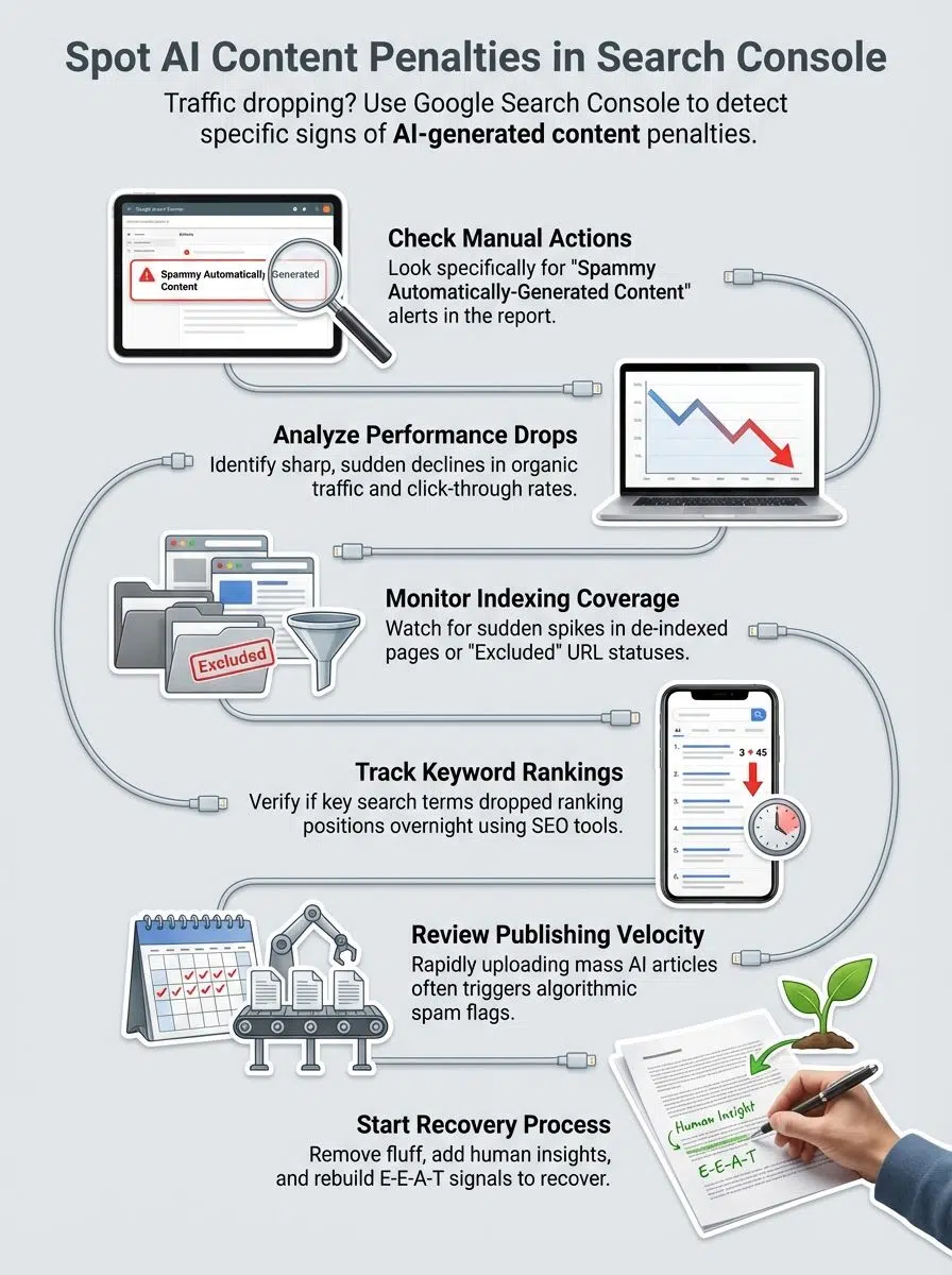 AI-generated content penalties