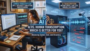 AI vs. Human Transcription: Which is Better for You?