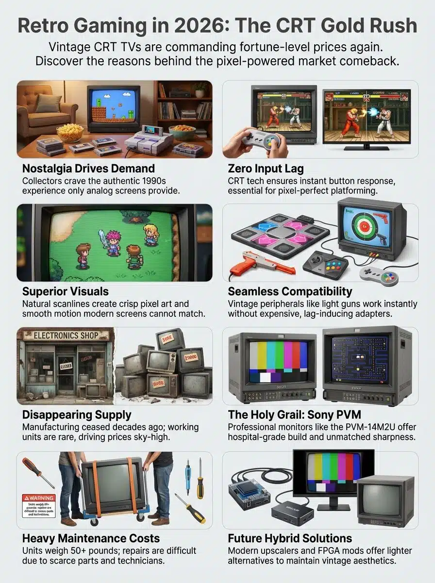 Best CRT TV for Retro Gaming