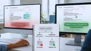 Decoding the search intent of keywords