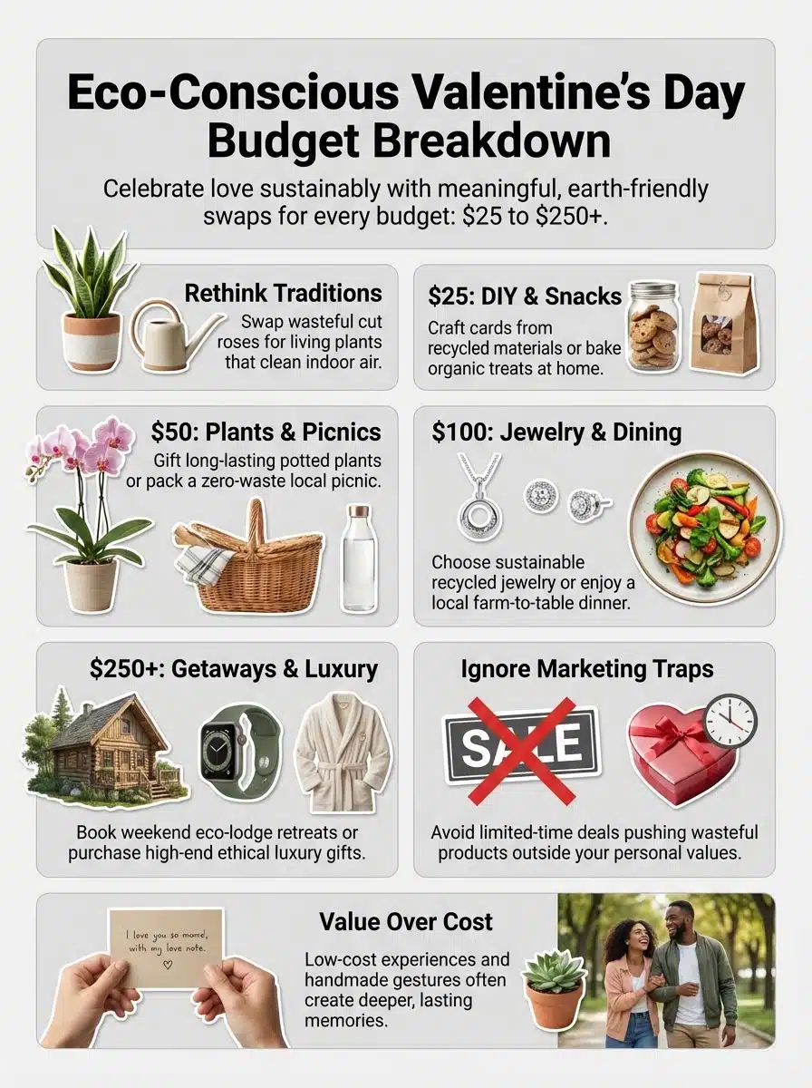 Eco-Conscious Valentine Day Budget Breakdown