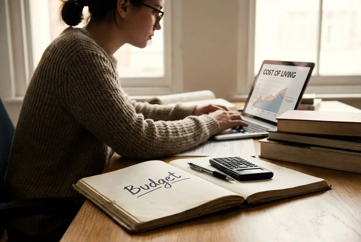 Evaluate the cost of living and tuition fees