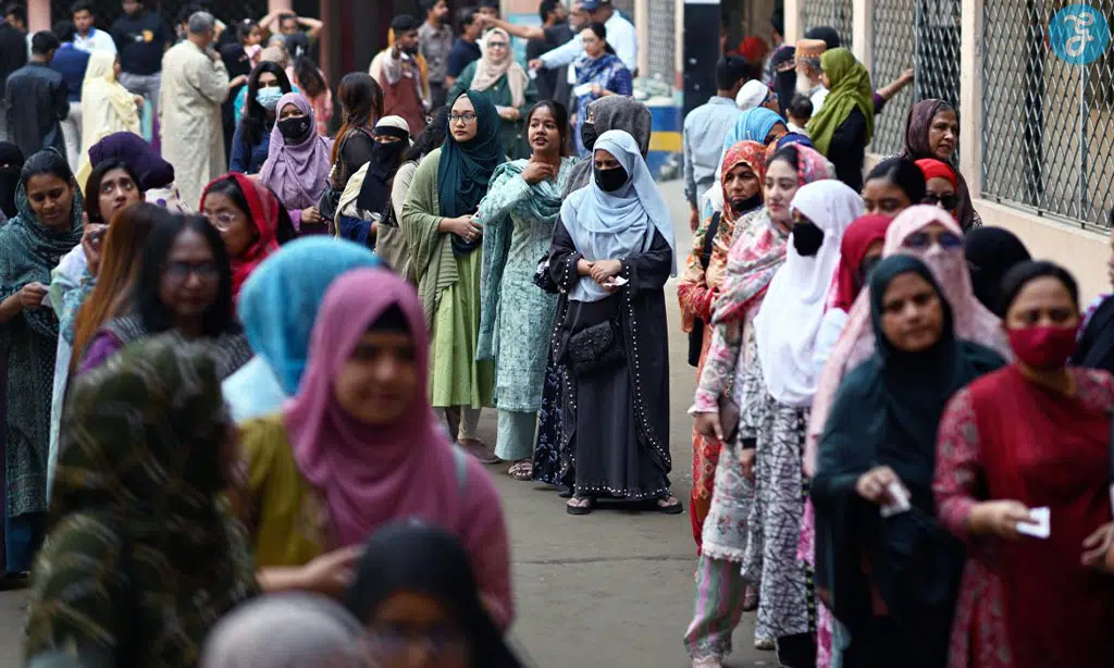 Female voter turnout in Bangladesh's national election in 2026