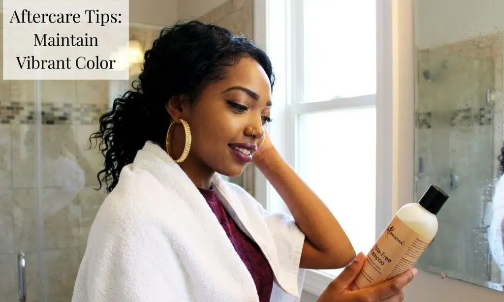Hair Dye Aftercare Routine