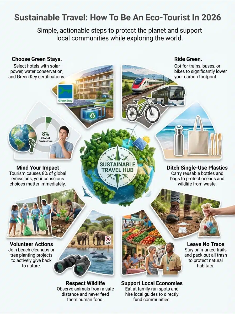 How To Be An Eco-Tourist: sustainable travel