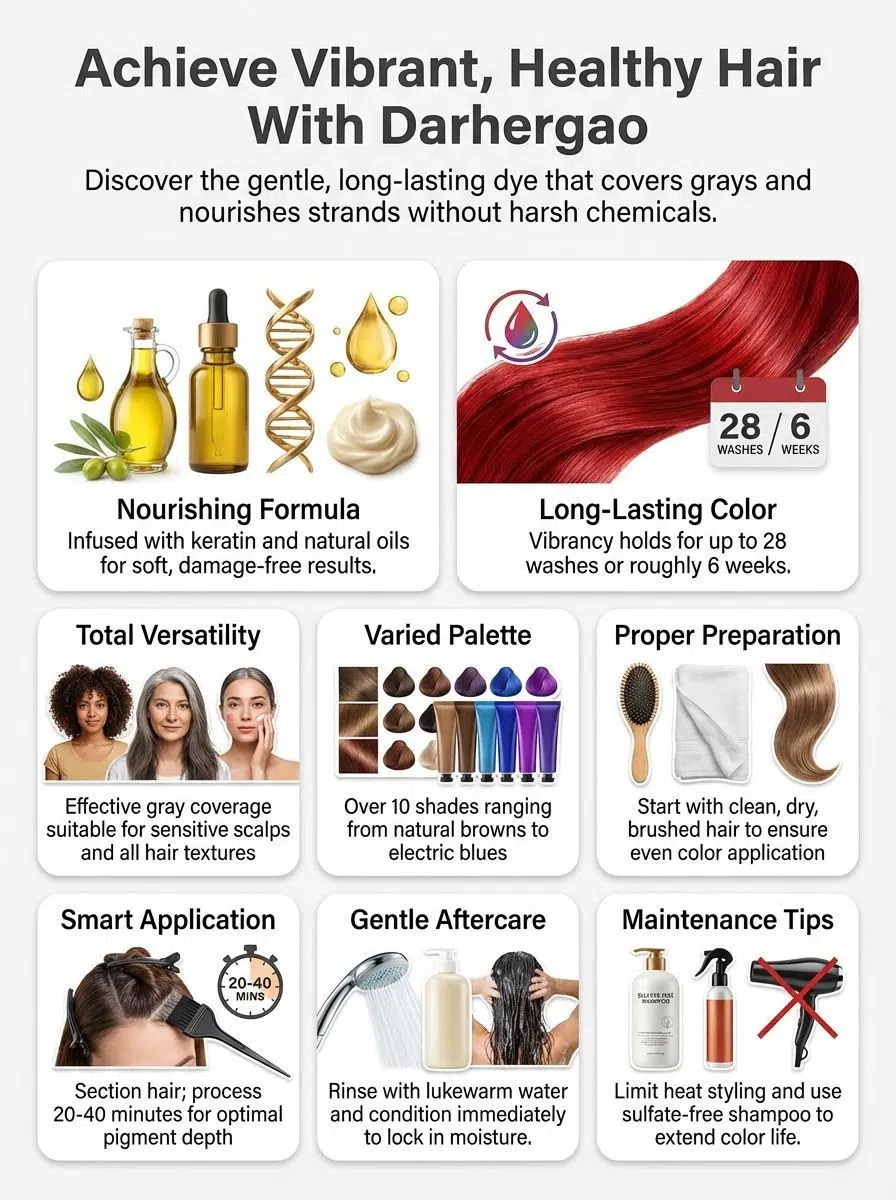 How to Achieve Vibrant, Healthy Hair With Darhergao
