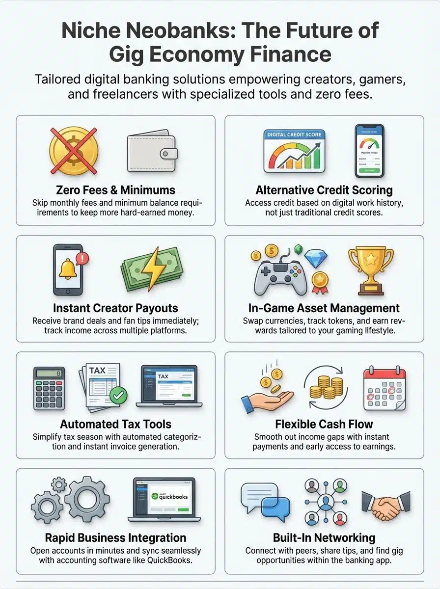 Key Features of Niche Neobanks