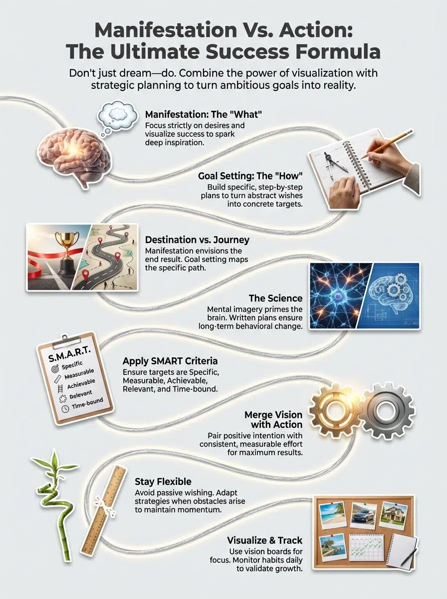 Manifestation Vs Goal Setting