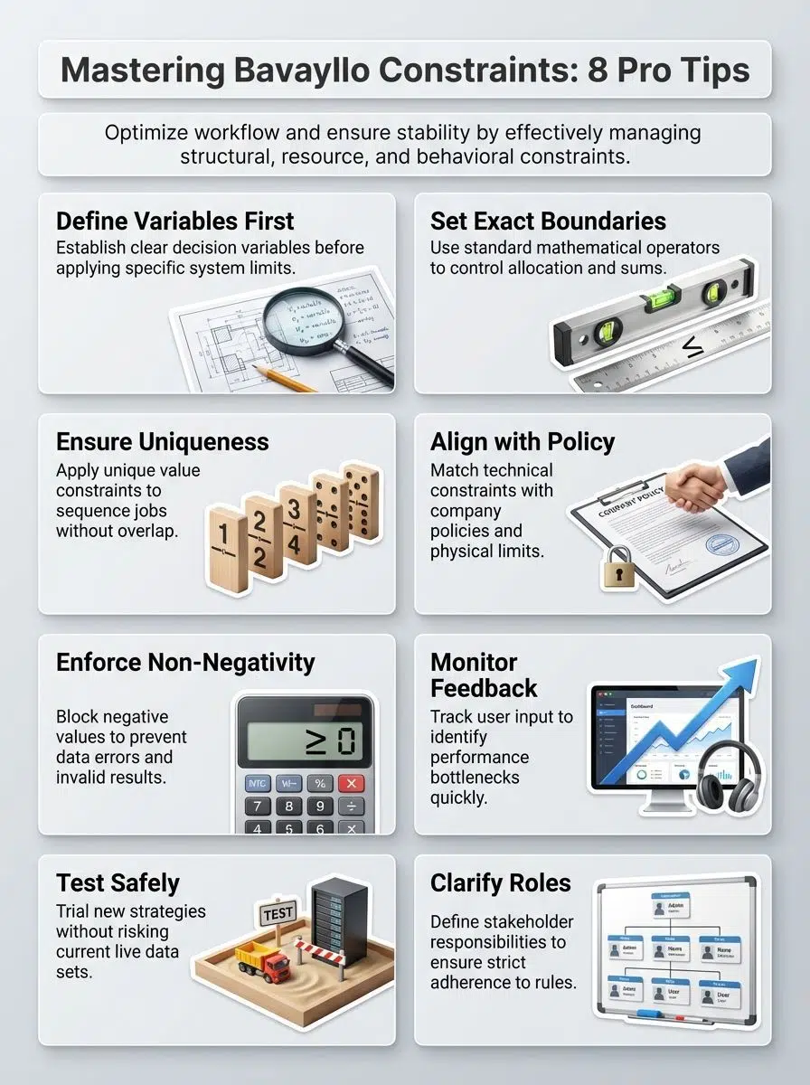 Pro Tips on Bavayllo Constraints