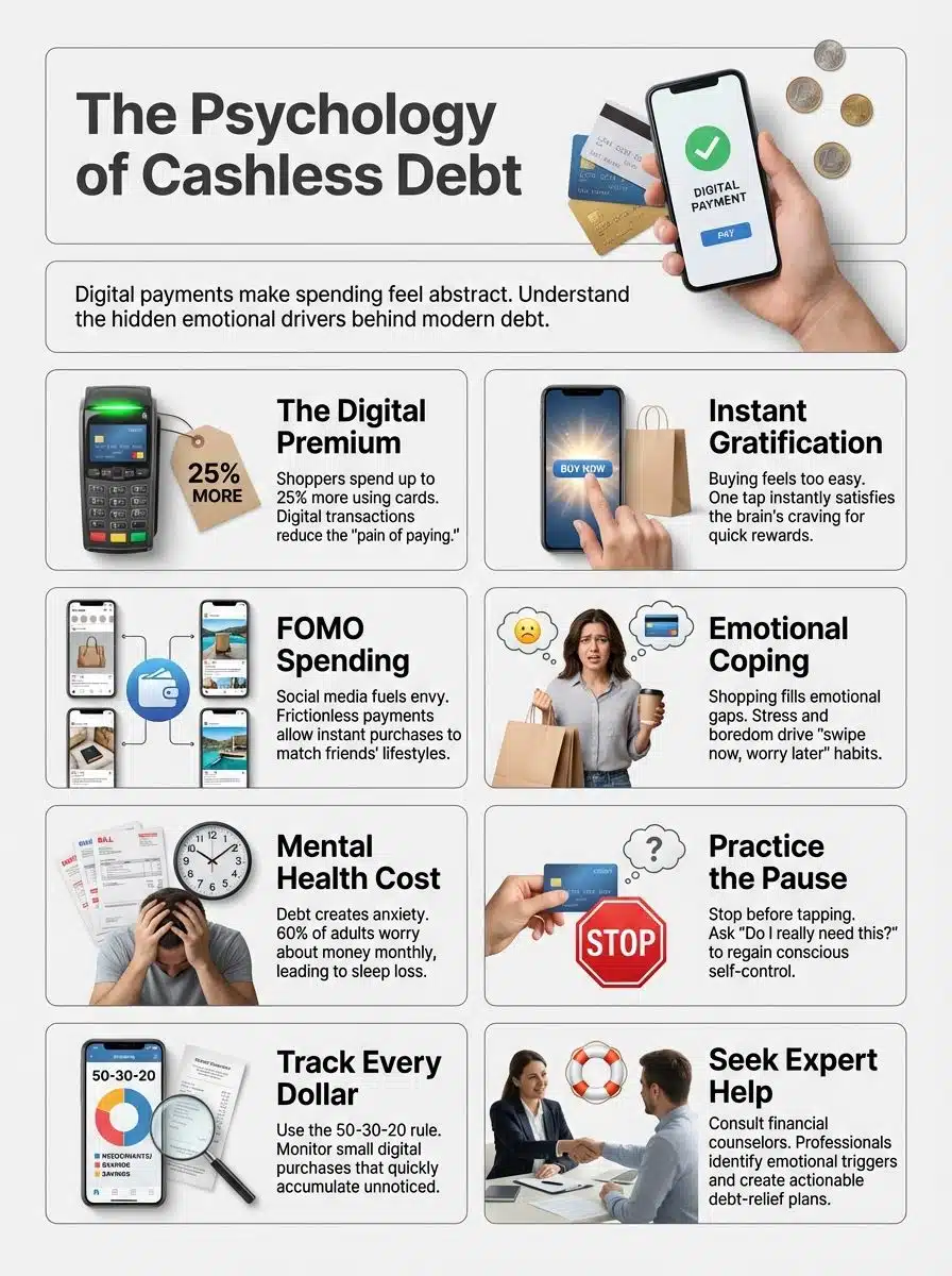 Psychology Of Debt Spending in a Cashless Society