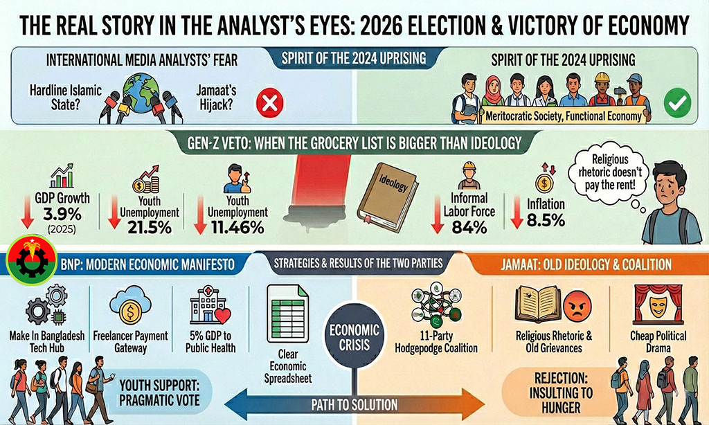 THe real pictures in Bangladesh's 13th national election in 2026