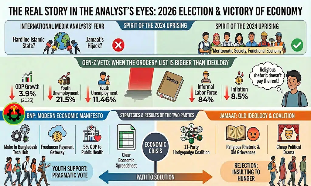 THe real pictures in Bangladesh's 13th national election in 2026