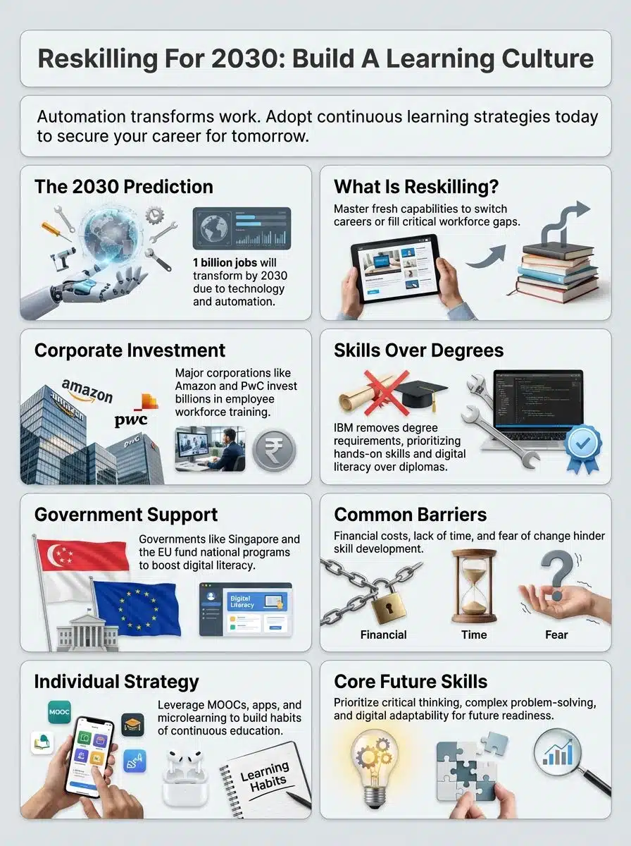 Reskilling For 2030: how to build a learning culture