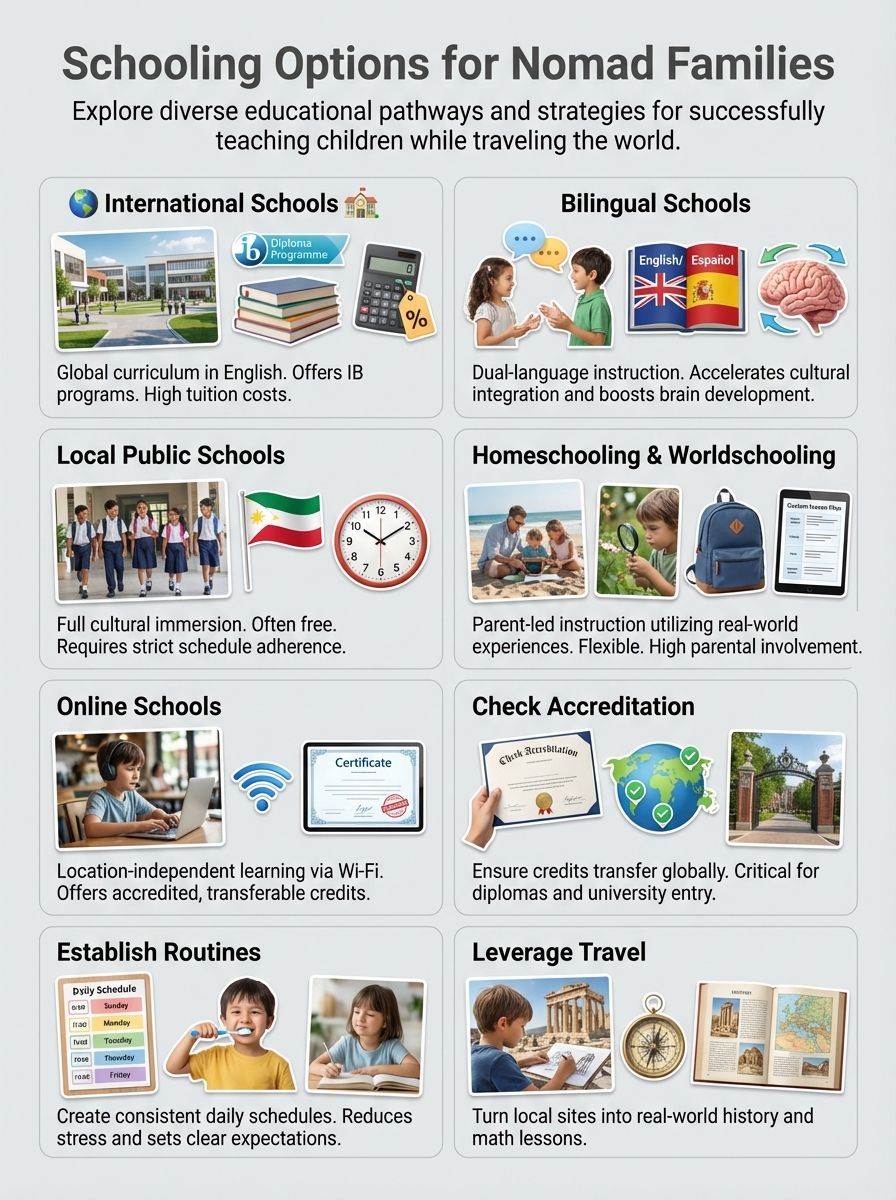 Schooling Options For Nomad Family: what is nomad