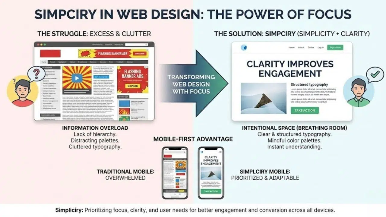 Simpciry in Web Design