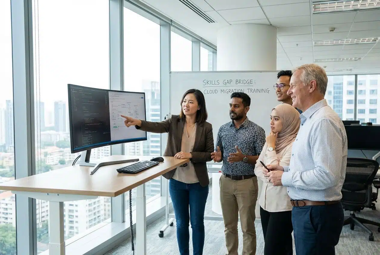 Skills gap in cloud technologies