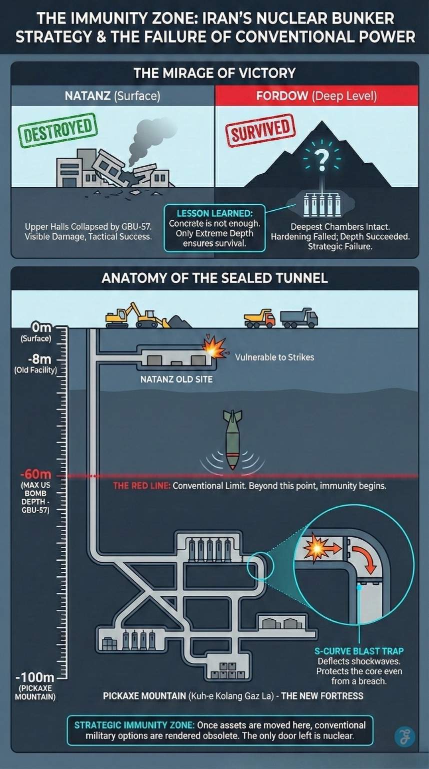 The Mirage of Victory: Operation Midnight Hammer Revisited: Strategic Immunity Zone