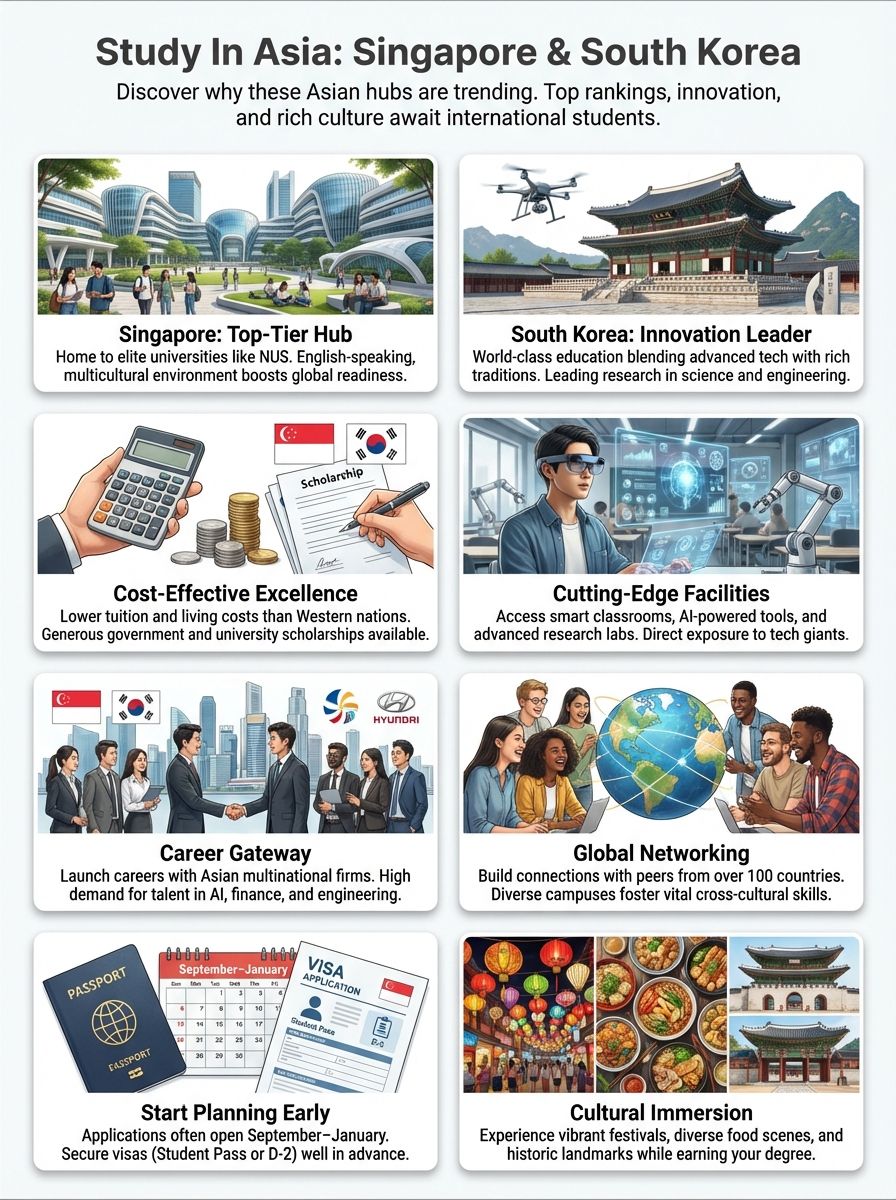Study In Asia singapore and south korea