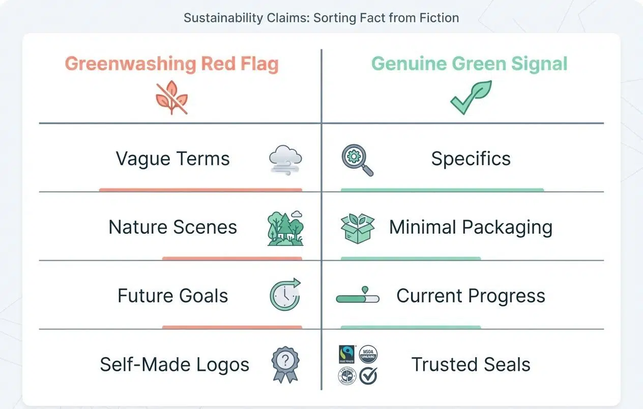 Support genuinely eco-friendly companies: corporate greenwashing