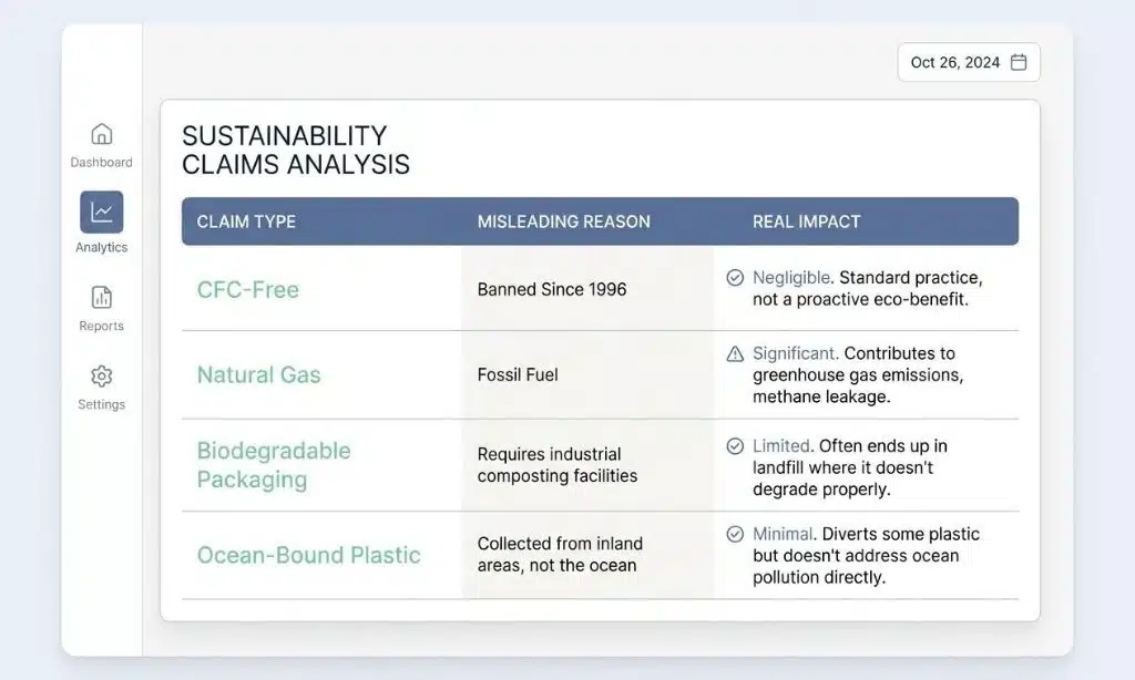 Sustainability Claims Analysis
