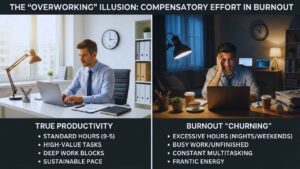 The "Overworking" Illusion (Compensatory Effort)