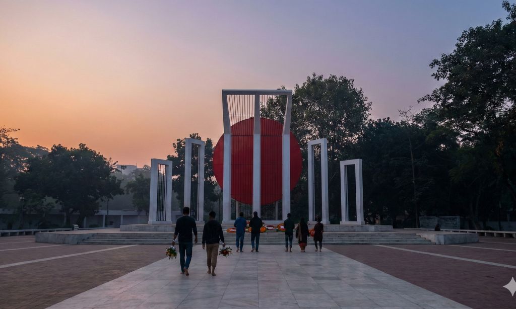 The Shaheed Minar of Bangladesh Image Generation By AI