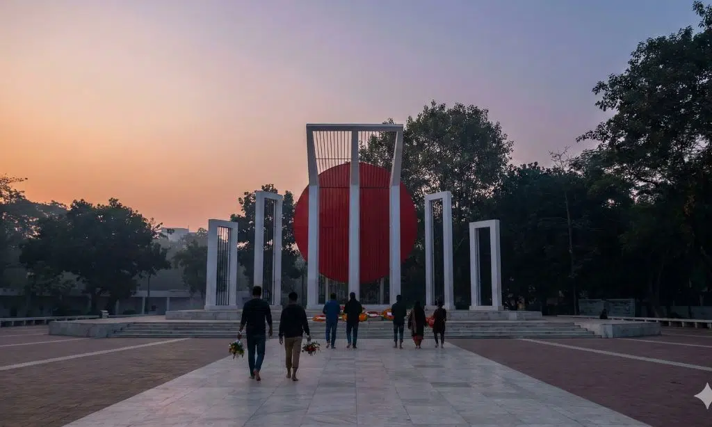 The Shaheed Minar of Bangladesh Image Generation By AI