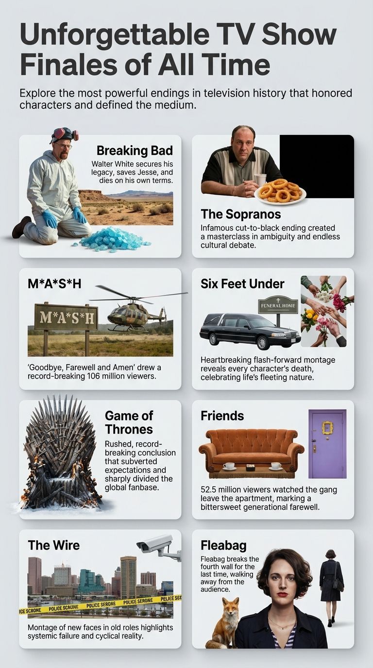 Unforgettable TV Show Finales of All Time