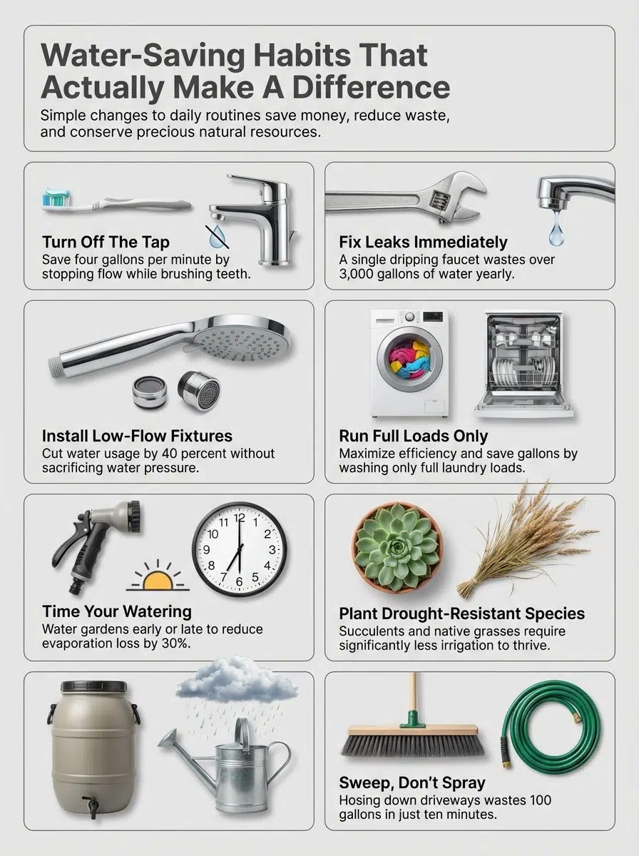 Why Water-Saving Habits Matter