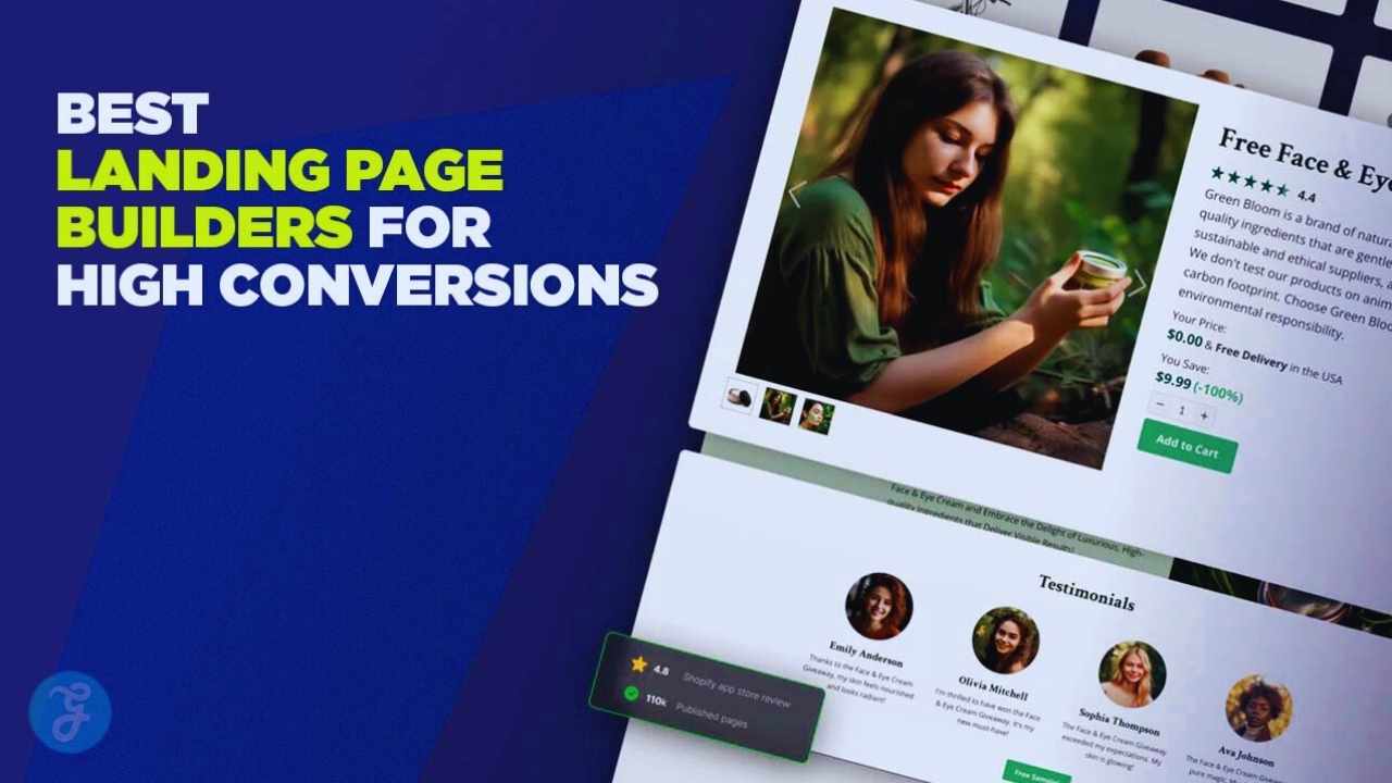 best landing page builders