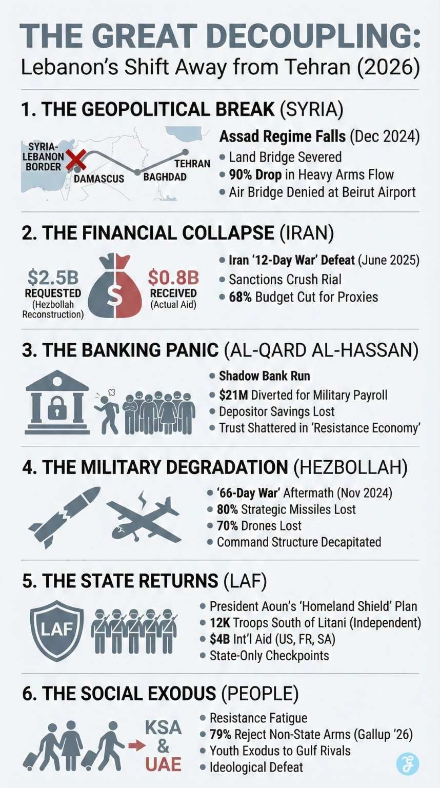 end of Iranian influence in Lebanon