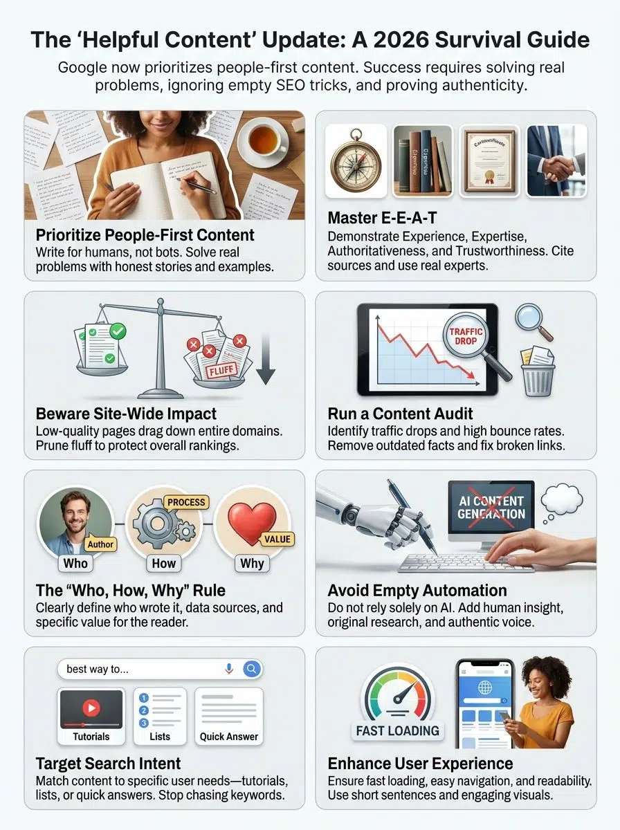 google's helpful content update