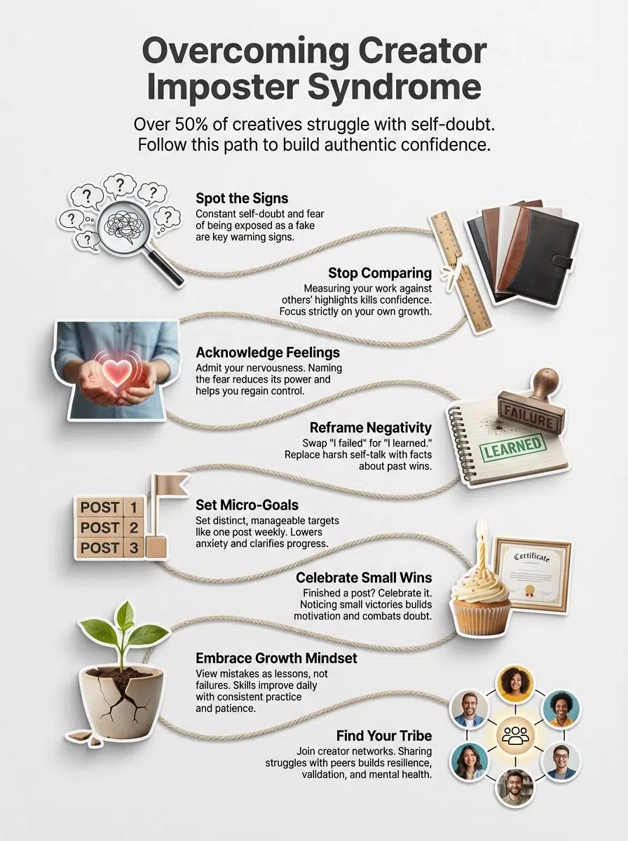 overcoming imposter syndrome as a content creator what is it